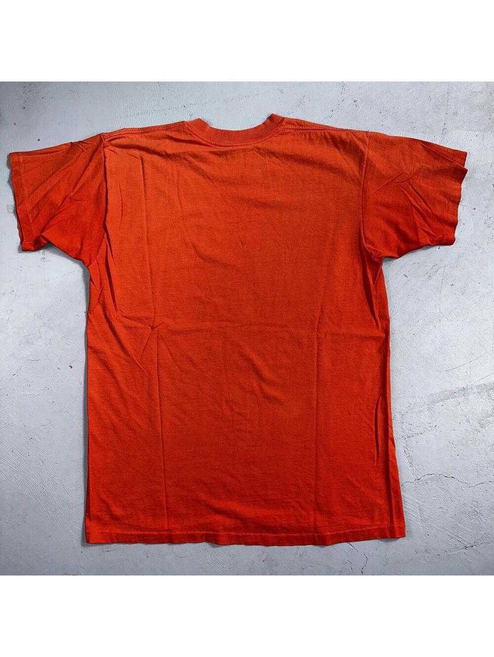 OSU Oregon State USA 70s 1970 VTG T Shirt USA Beavers RARE Single Stitch XL - Picture 7 of 10